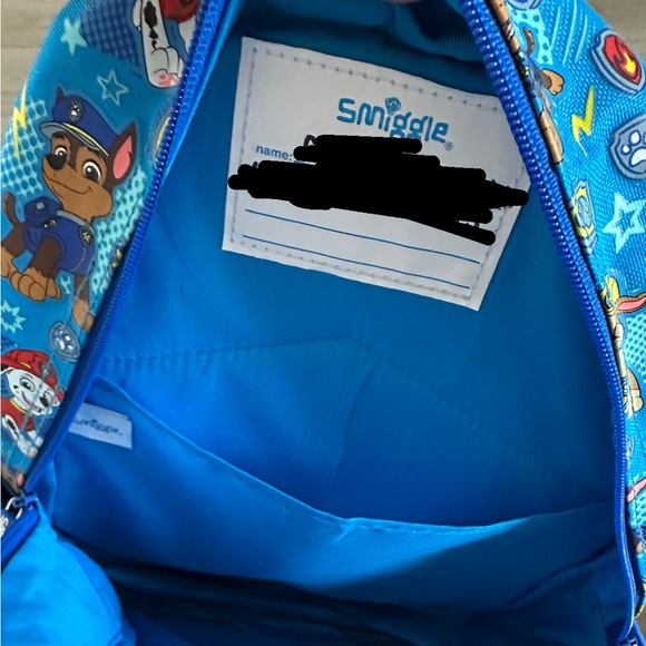 Paw Patrol Chase Smiggle Backpack - Picture 3 of 4